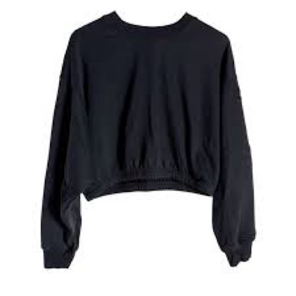 NWT - alo yoga devotion crew neck pullover size S in Black - Picture 2 of 6